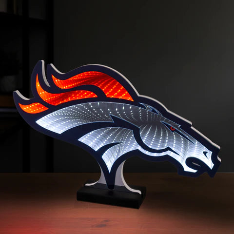NFL DENVER BRONCOS LED INFINITY LOGO LIGHT